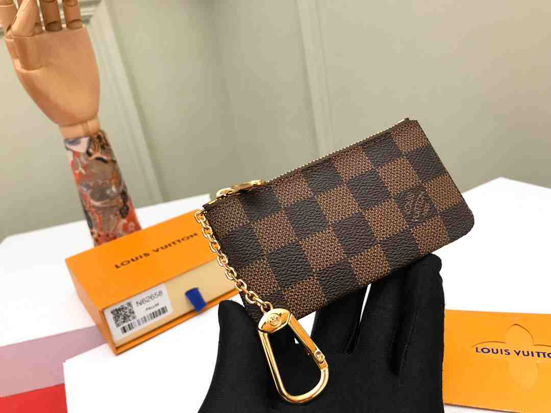 [TOP] Louis Vuitton LV Key Wallet - Monogram