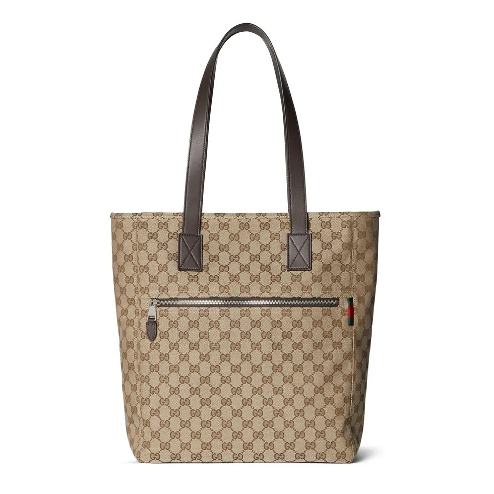 [TOP] GUCCI GG Tote Bag - 32*36*12cm - Brown