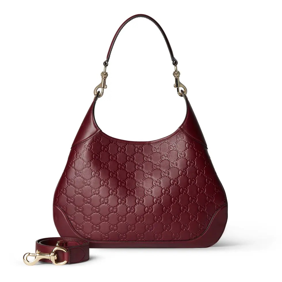 [TOP] GUCCI GG Body Double-Lock Handbag 42*36*2cm - 2 Colour