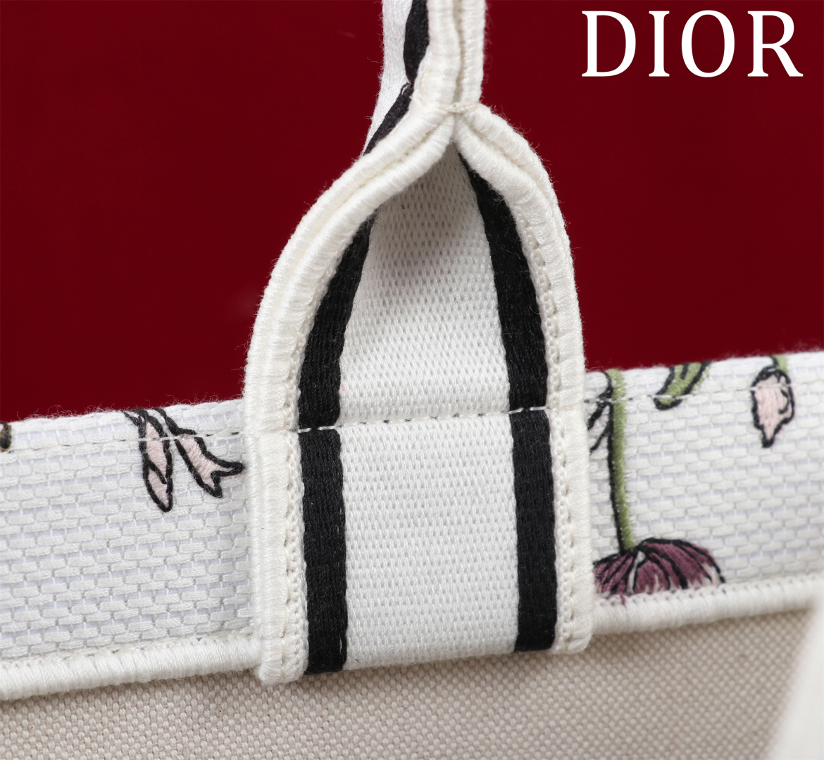 [TOP] Christian Dior  Book Tote Bag - 2 Sizes - White