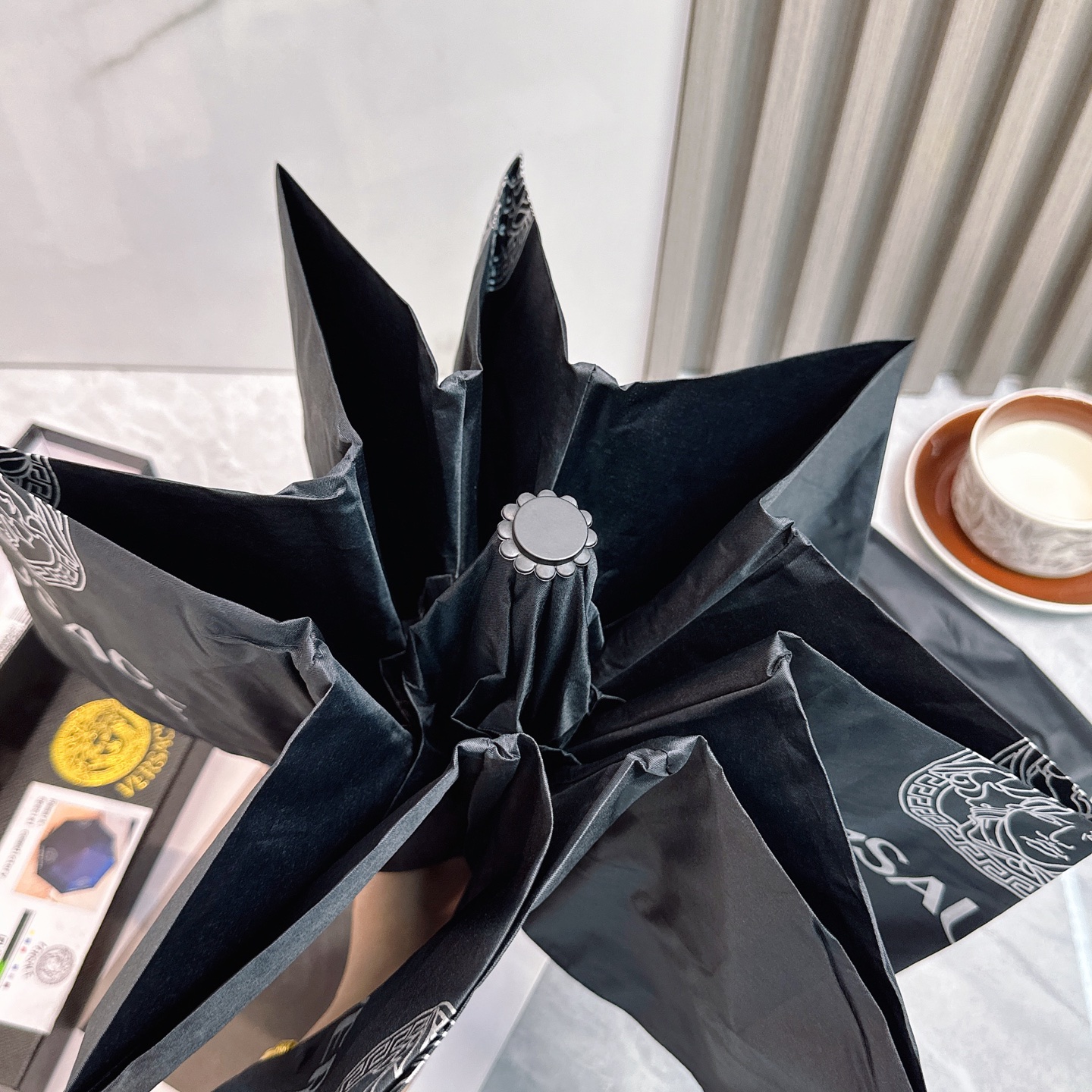 [TOP] VERSACE Umbrella - Black