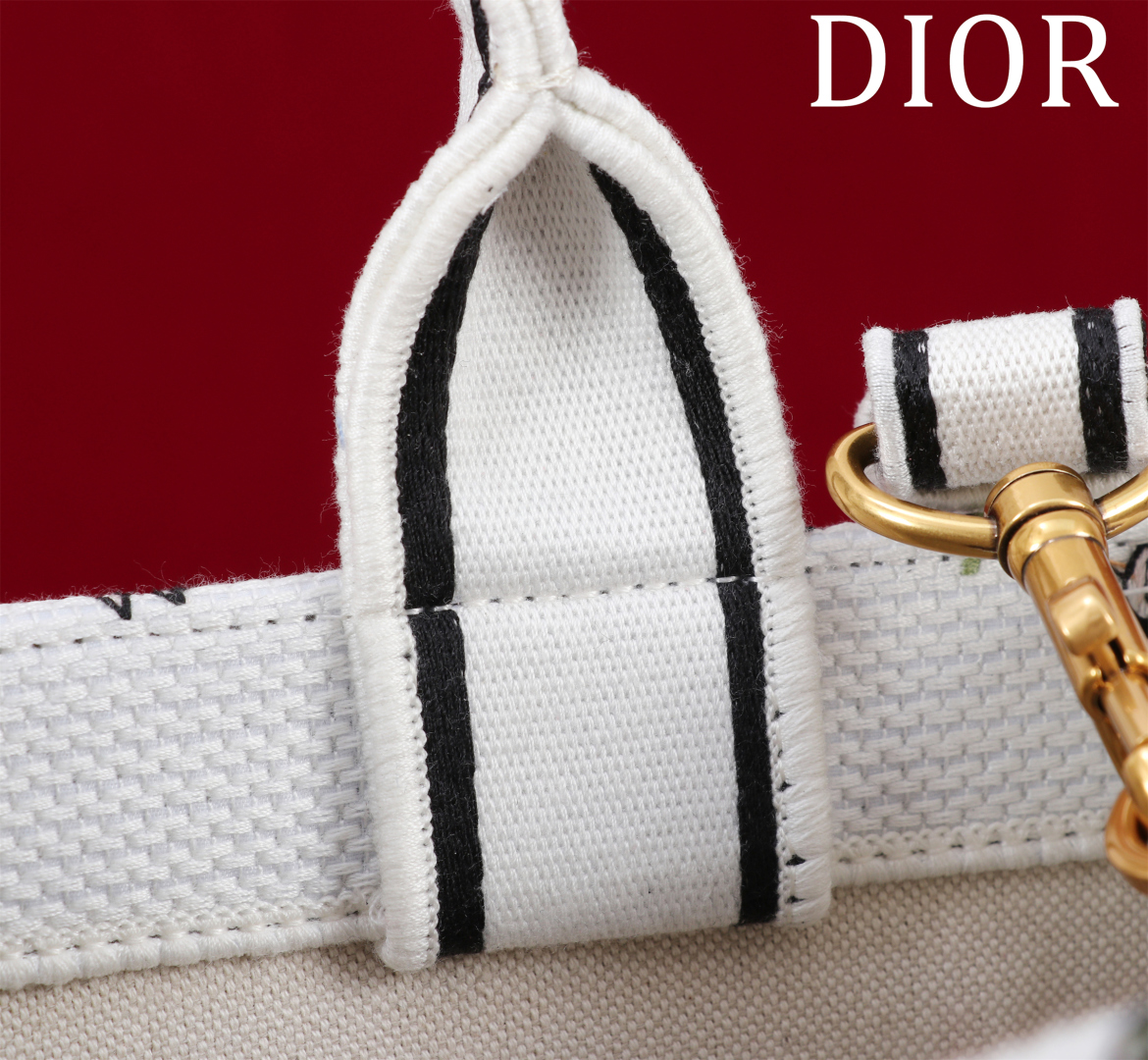 [TOP] Christian Dior  Book Tote Bag - 2 Sizes - White