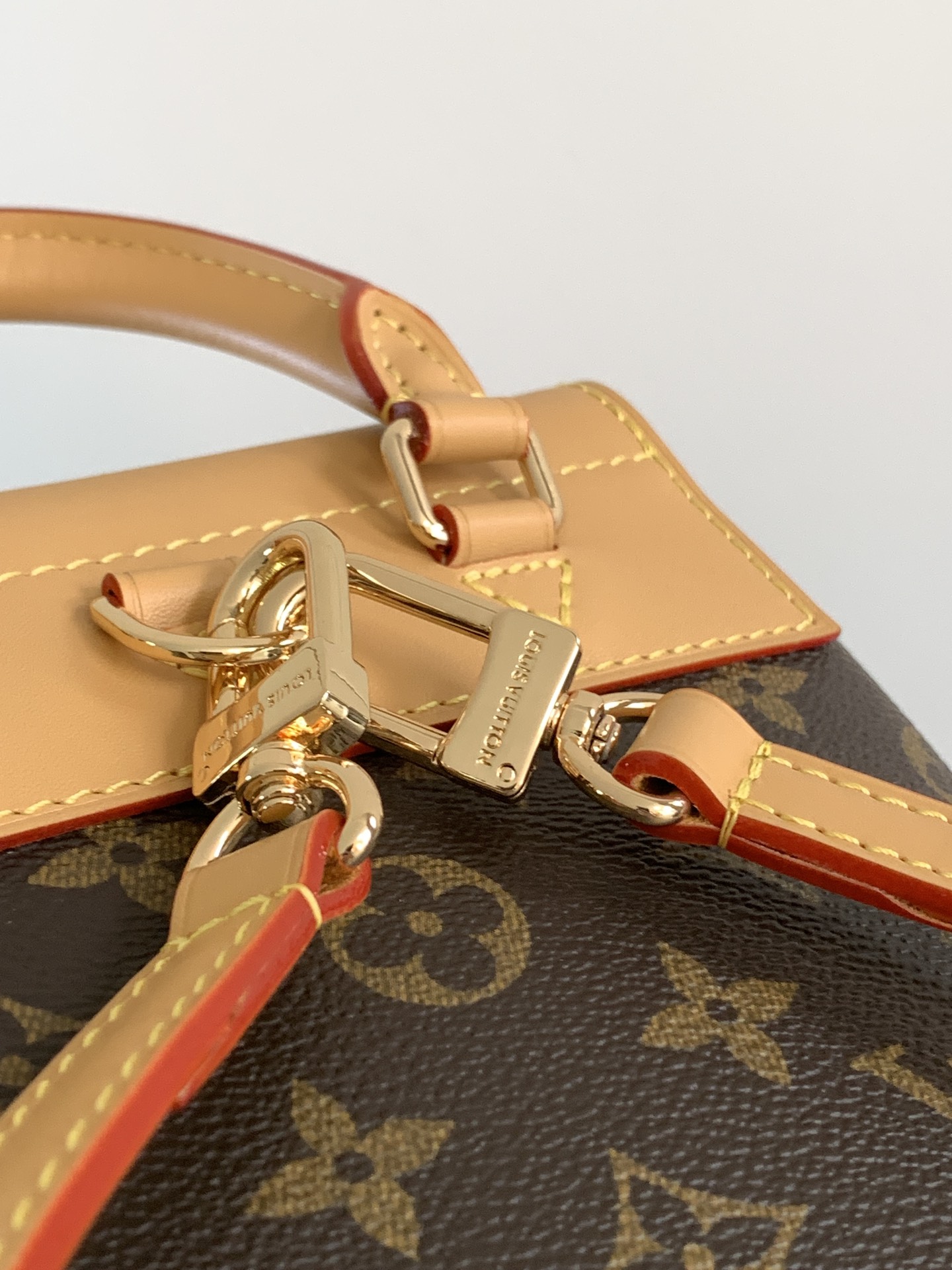 [TOP] Louis Vuitton LV Soho Backpack Monogram Canvas 17x23x8cm/24x32x9cm - Brown