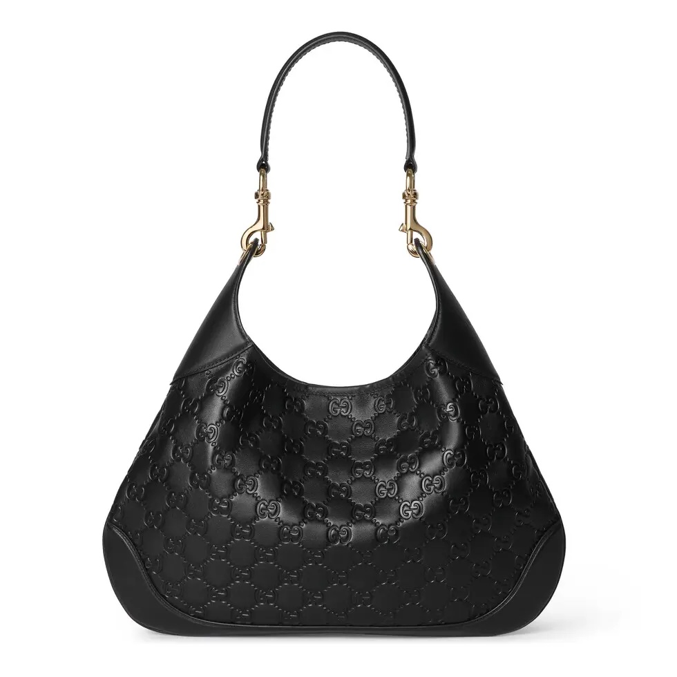 [TOP] GUCCI GG Body Double-Lock Handbag 42*36*2cm - 2 Colour