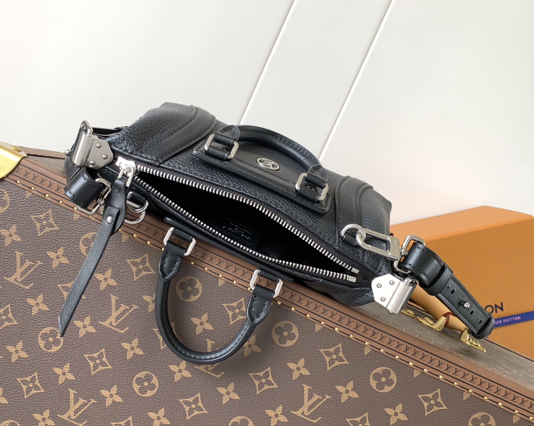 [TOP] Louis Vuitton LV Nano LV Rider Bag Calfskin 10x10x23cm/15x15x38cm - Black