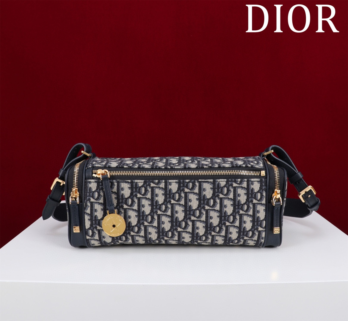[TOP] Christian Dior East-West Bag 27*11*10cm - Blue