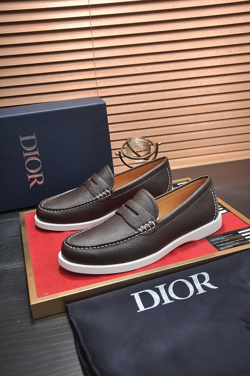 [TOP] Christian Dior Men's Casual Leather Shoes - 4 Color
