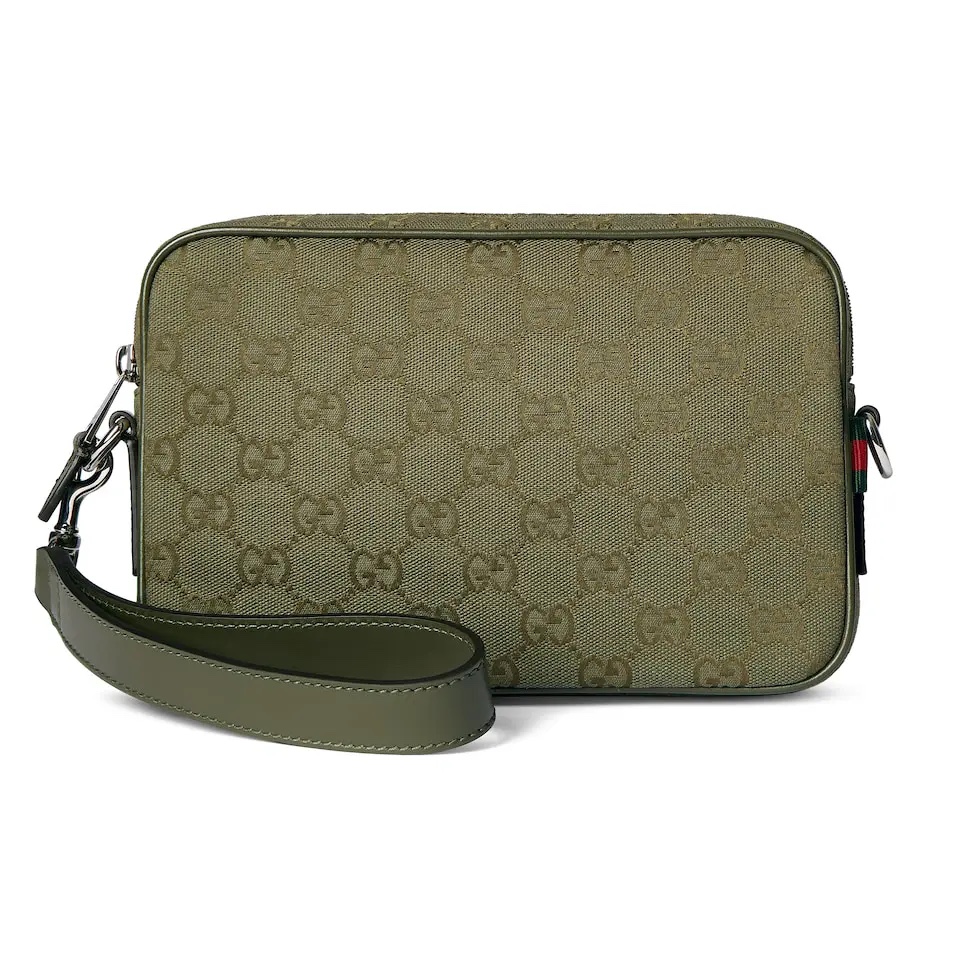 [TOP] GUCCI GG Shoulder Bag 23.5*15*5cm - Green