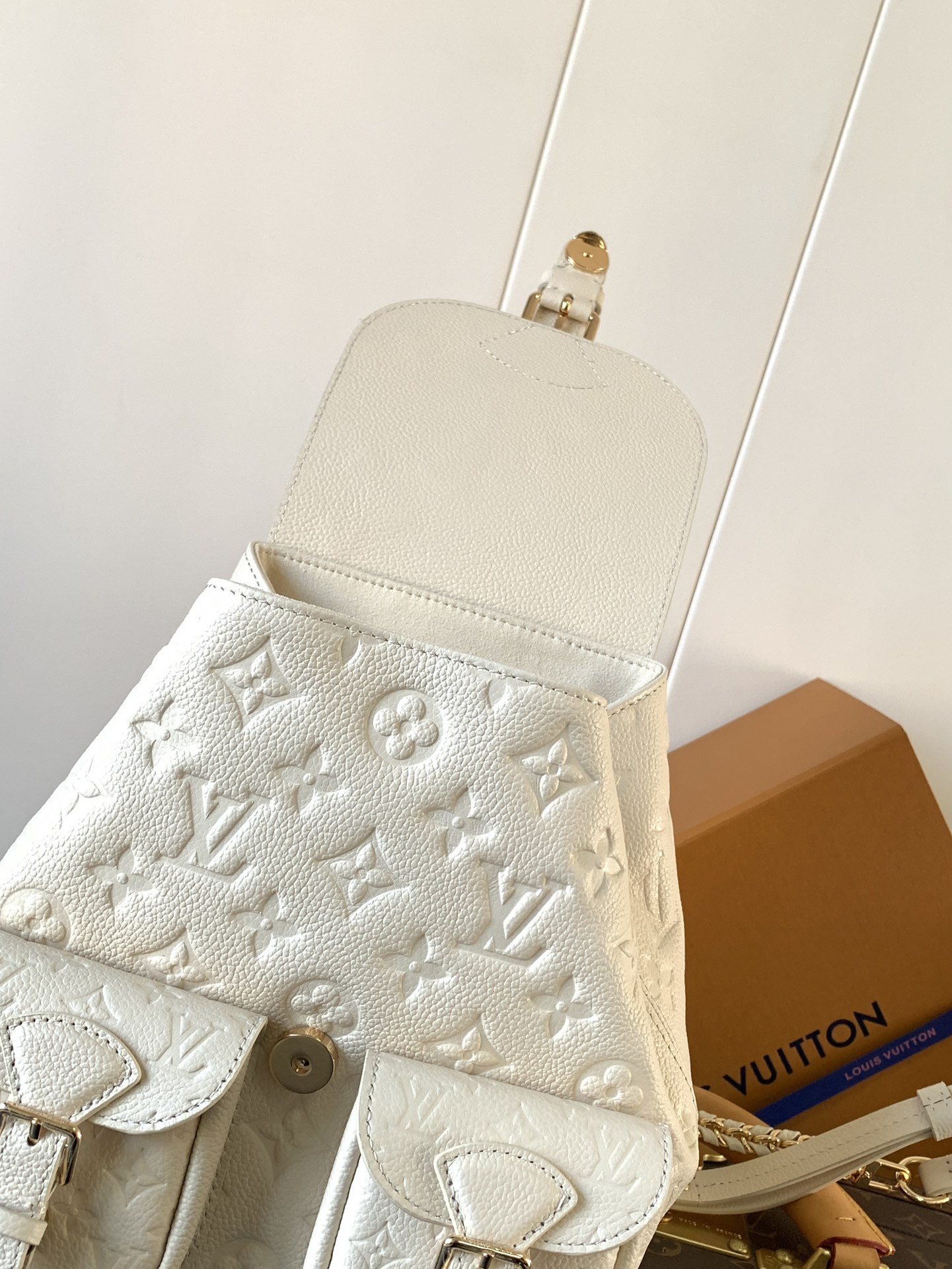 [TOP] Louis Vuitton LV Monogram Milky Way Backup Backpack 20×22×14cm - Black/Beige