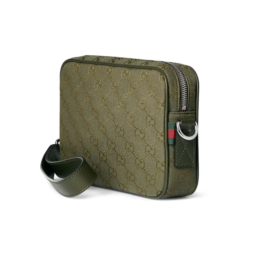 [TOP] GUCCI GG Shoulder Bag 23.5*15*5cm - Green