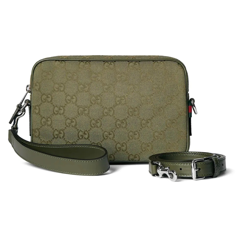 [TOP] GUCCI GG Shoulder Bag 23.5*15*5cm - Green