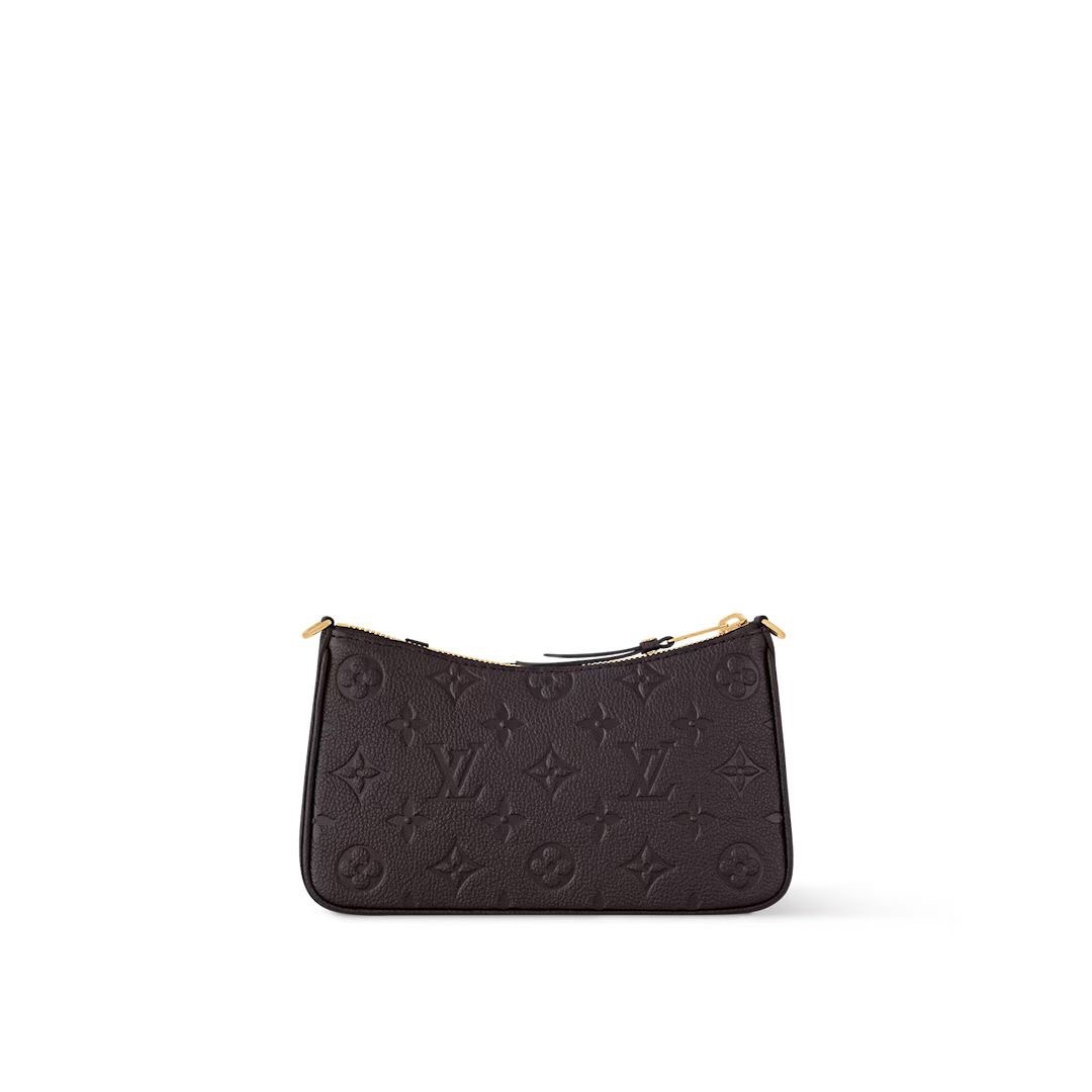 [TOP] Louis Vuitton LV Easy Pouch Bag Monogram Empreinte Leather 19.0 x 11.5 x 3.0 cm - Chocolate