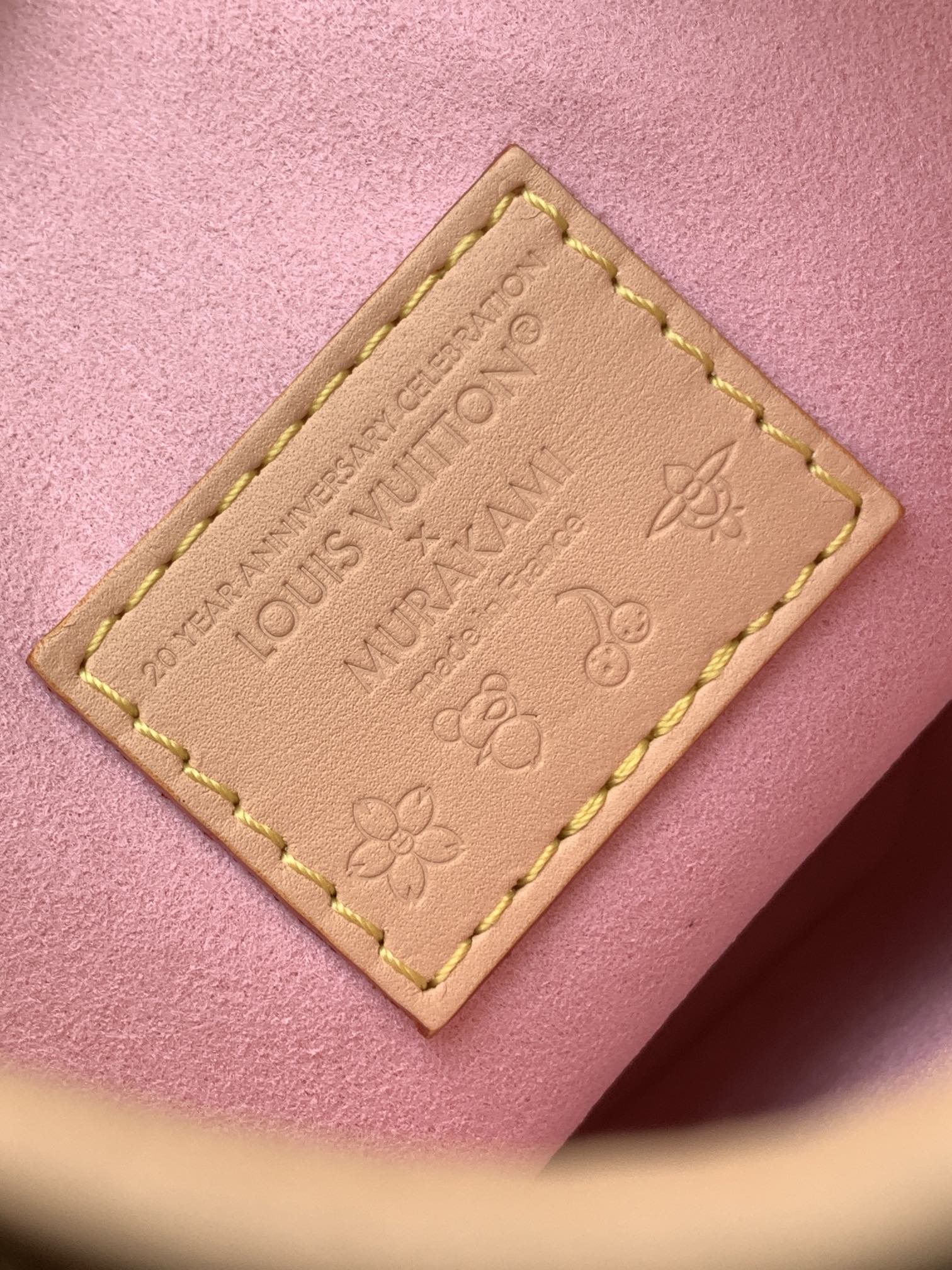 [TOP] Louis Vuitton LV Nano Bucket Bag with Cherry Blossom Pattern 13 x 17 x 9cm - Brown