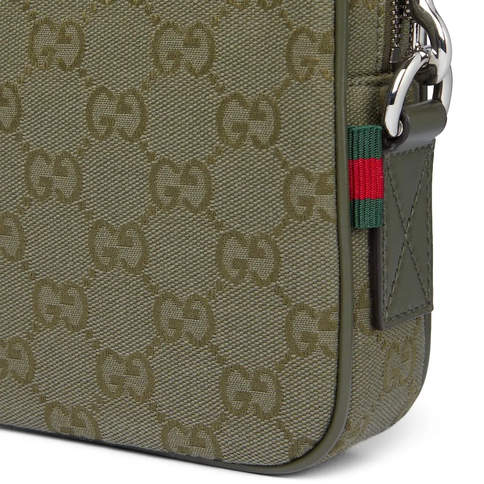 [TOP] GUCCI GG Shoulder Bag 23.5*15*5cm - Green