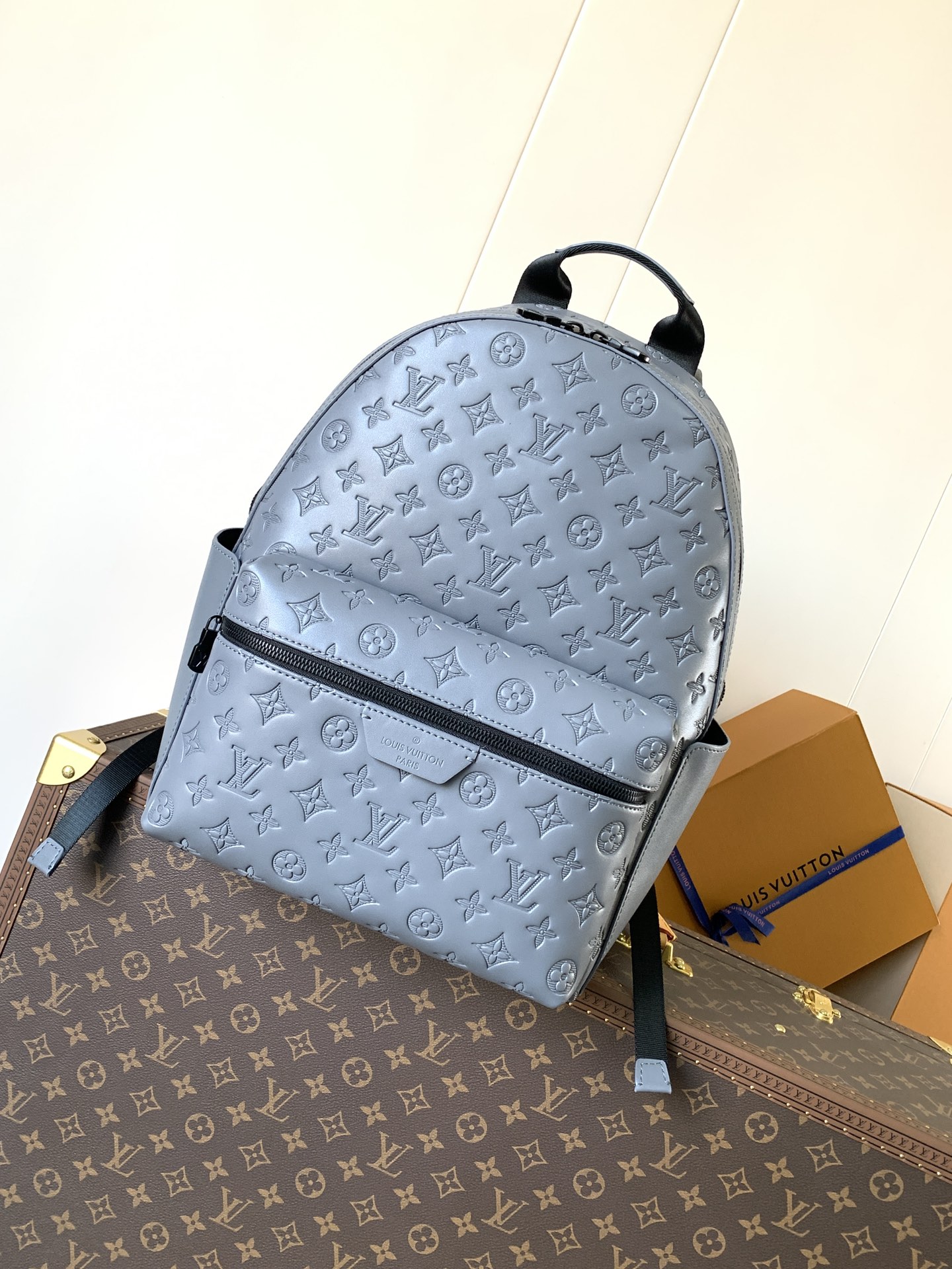 [TOP] Louis Vuitton LV Discovery Backpack 38x29x20cm - Gray