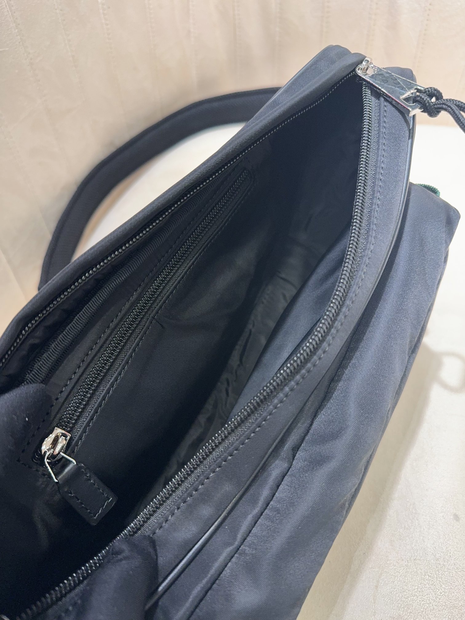 [TOP] GUCCI GG Canvas Crossbody Bag 34*15*10cm - Black