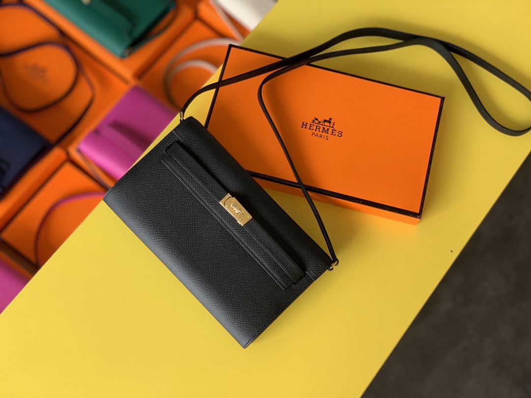 [TOP] HERMES Kelly To Go Epsom Leather  20.5 x 11x 2 CM - 6 Colors& GHW