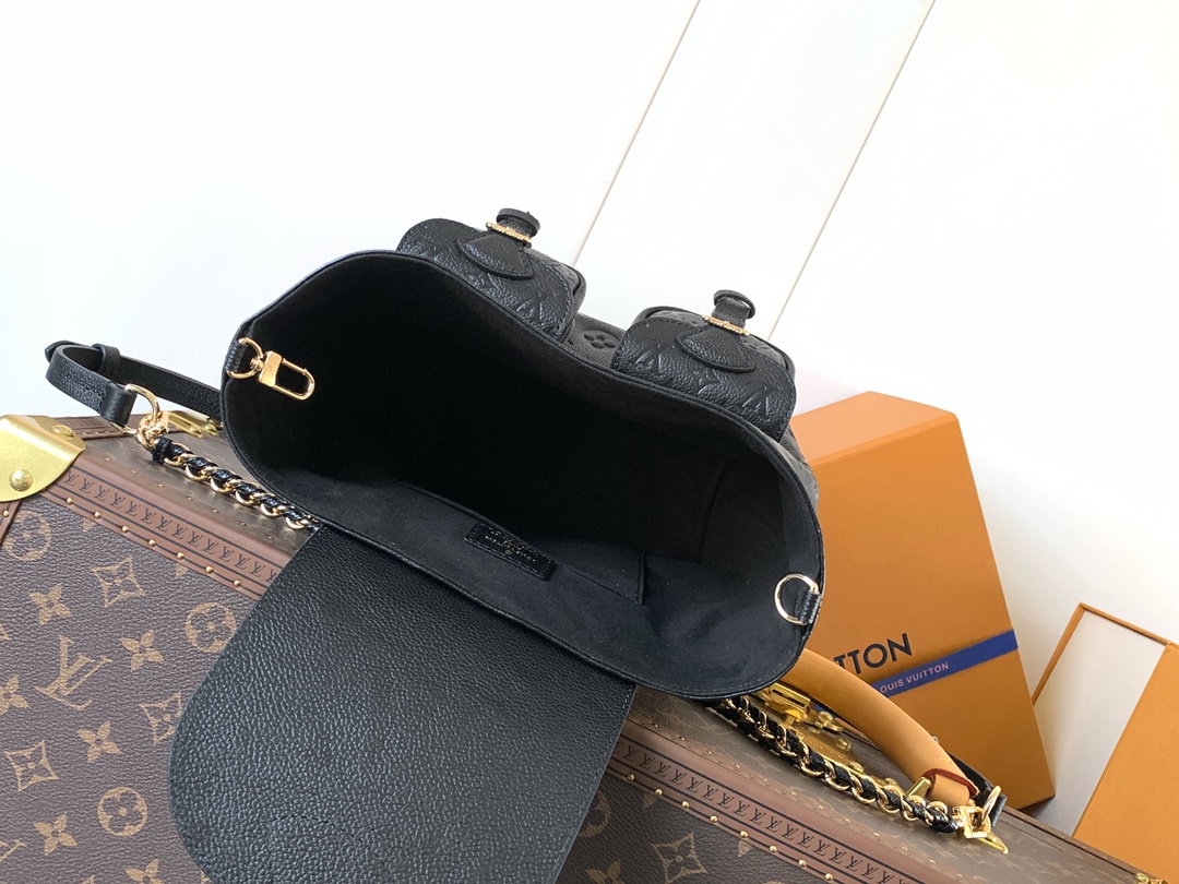 [TOP] Louis Vuitton LV Monogram Milky Way Backup Backpack 20×22×14cm - Black/Beige