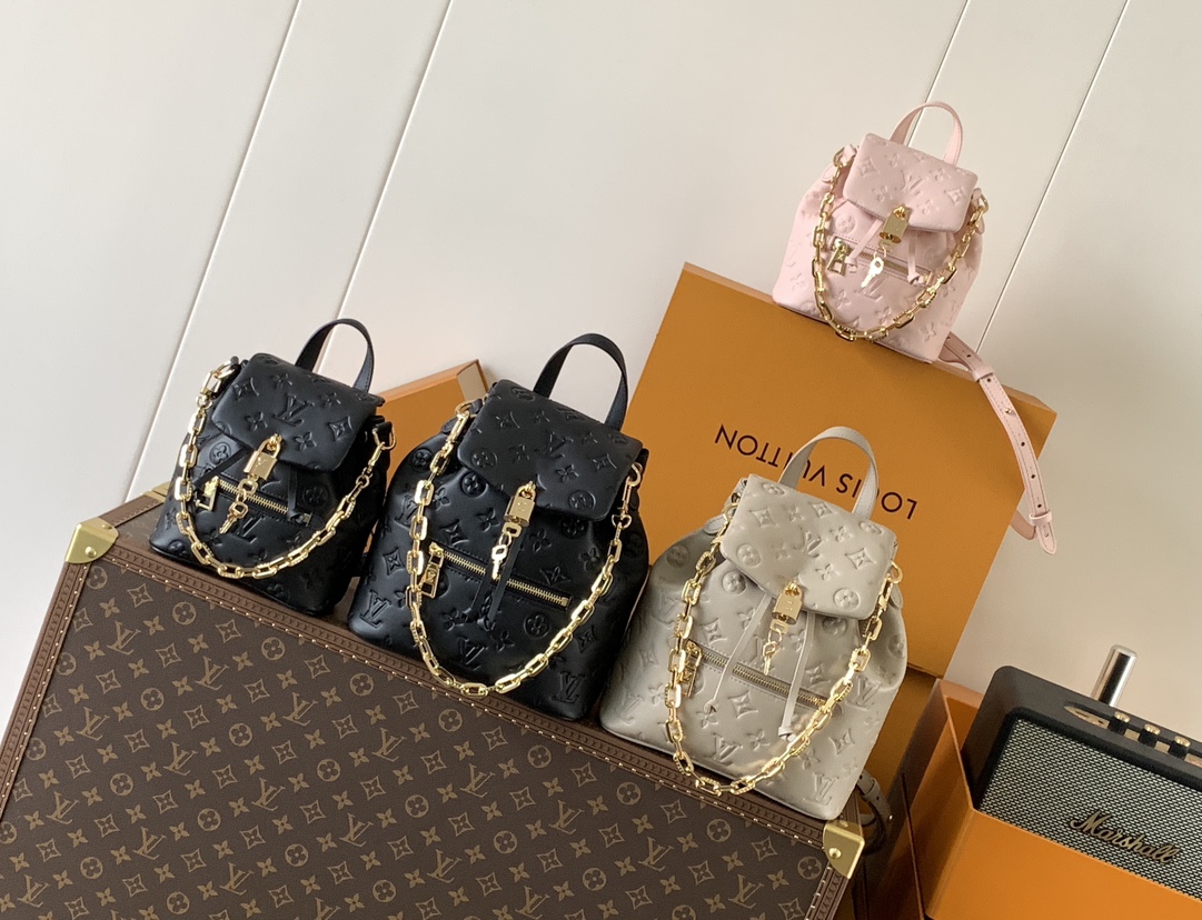 [TOP] Louis Vuitton LV Monogram Coussin Backpack 20×7.5×15cm/26x10x21cm - 3 Color