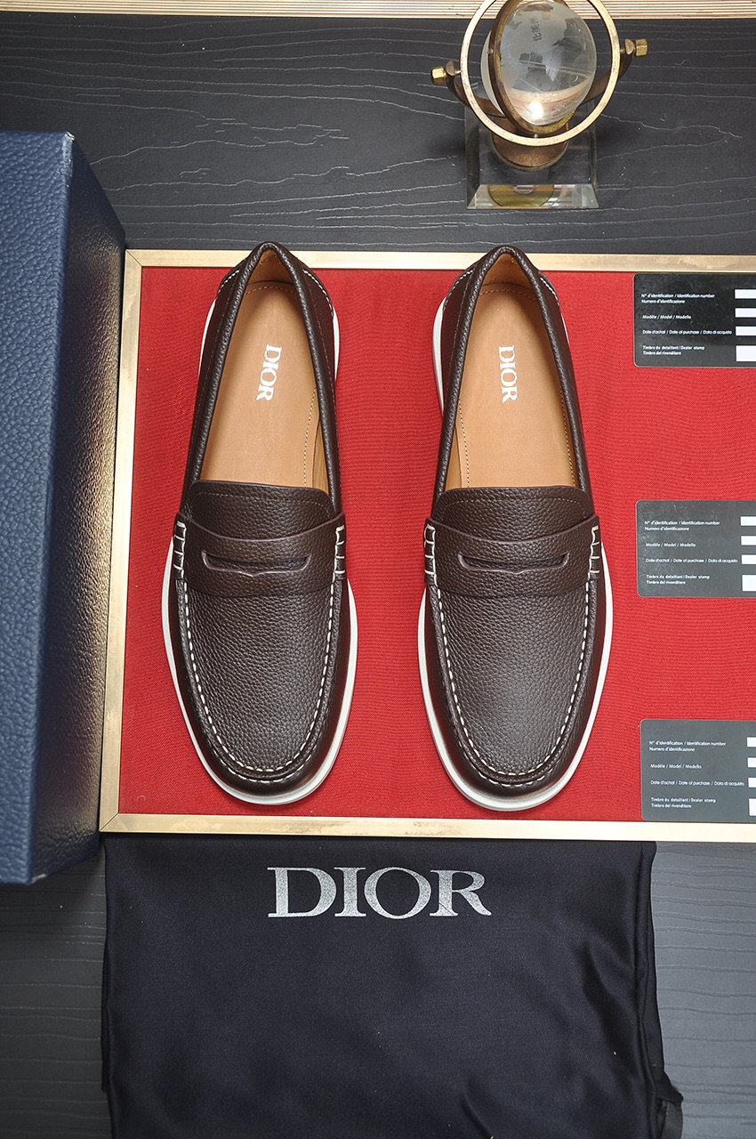 [TOP] Christian Dior Men's Casual Leather Shoes - 4 Color