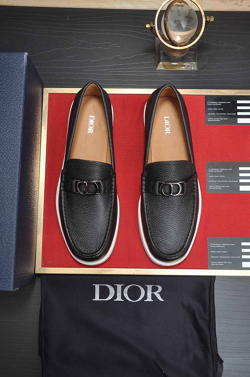 [TOP] Christian Dior Men's Casual Leather Shoes - 3 Color