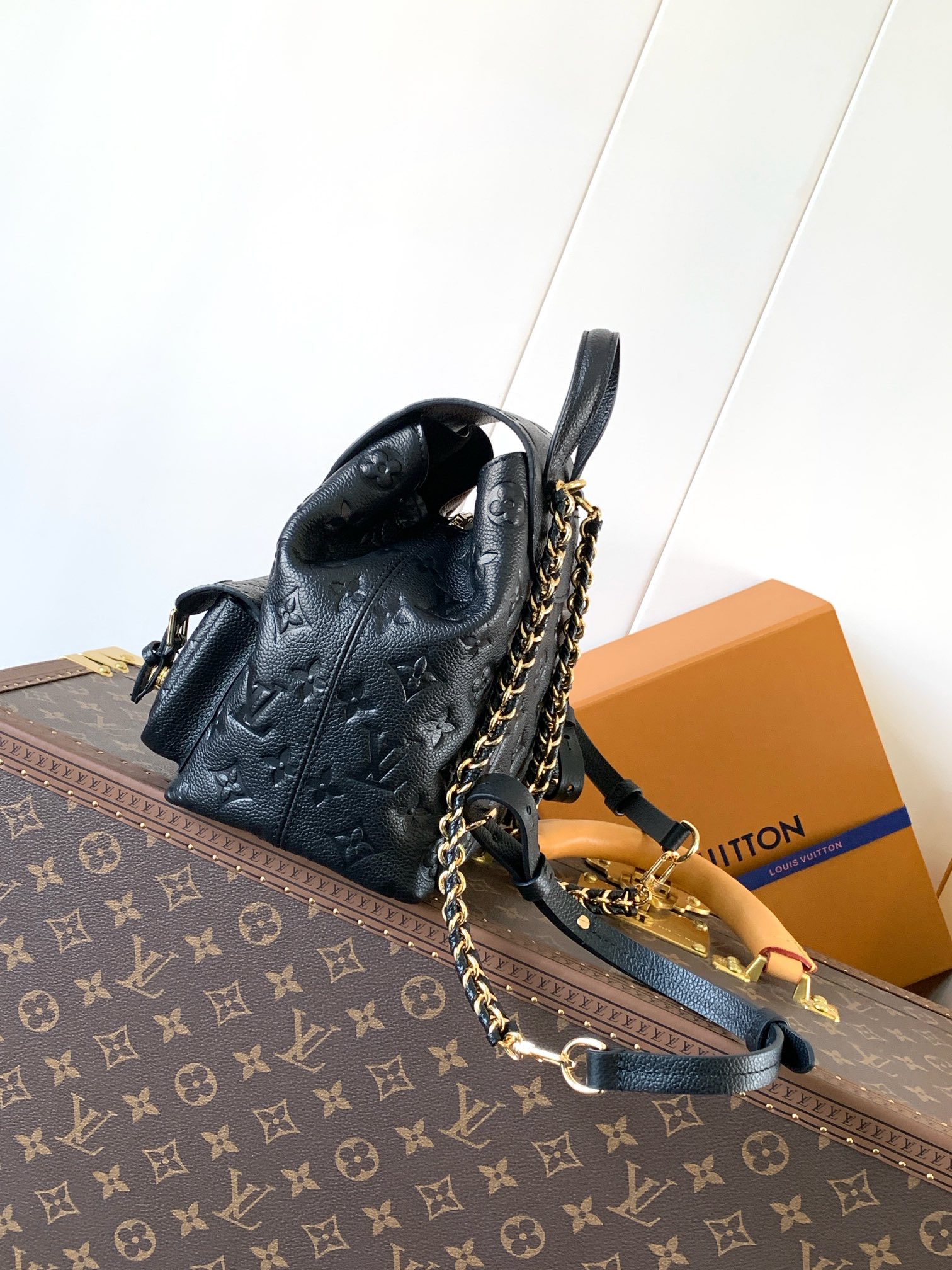 [TOP] Louis Vuitton LV Monogram Milky Way Backup Backpack 20×22×14cm - Black/Beige