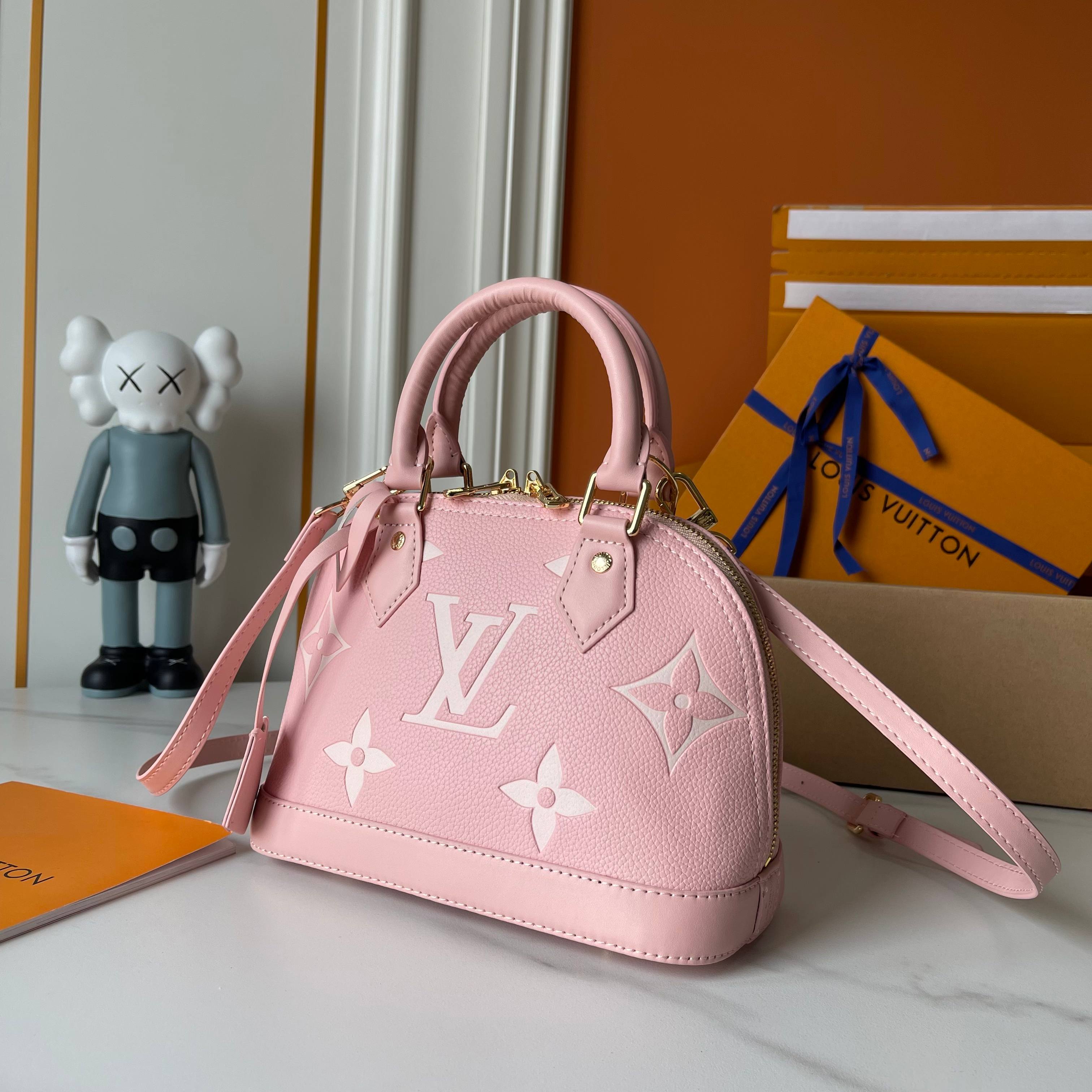 [TOP] Louis Vuitton LV Alma Bag 25x19x12cm - Pink