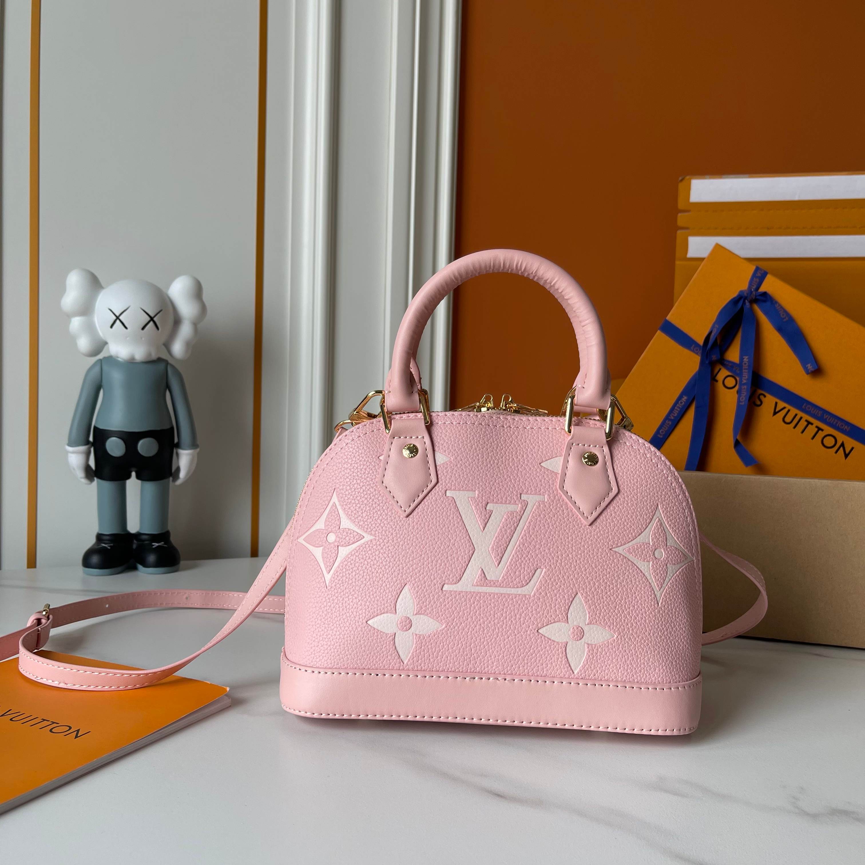 [TOP] Louis Vuitton LV Alma Bag 25x19x12cm - Pink