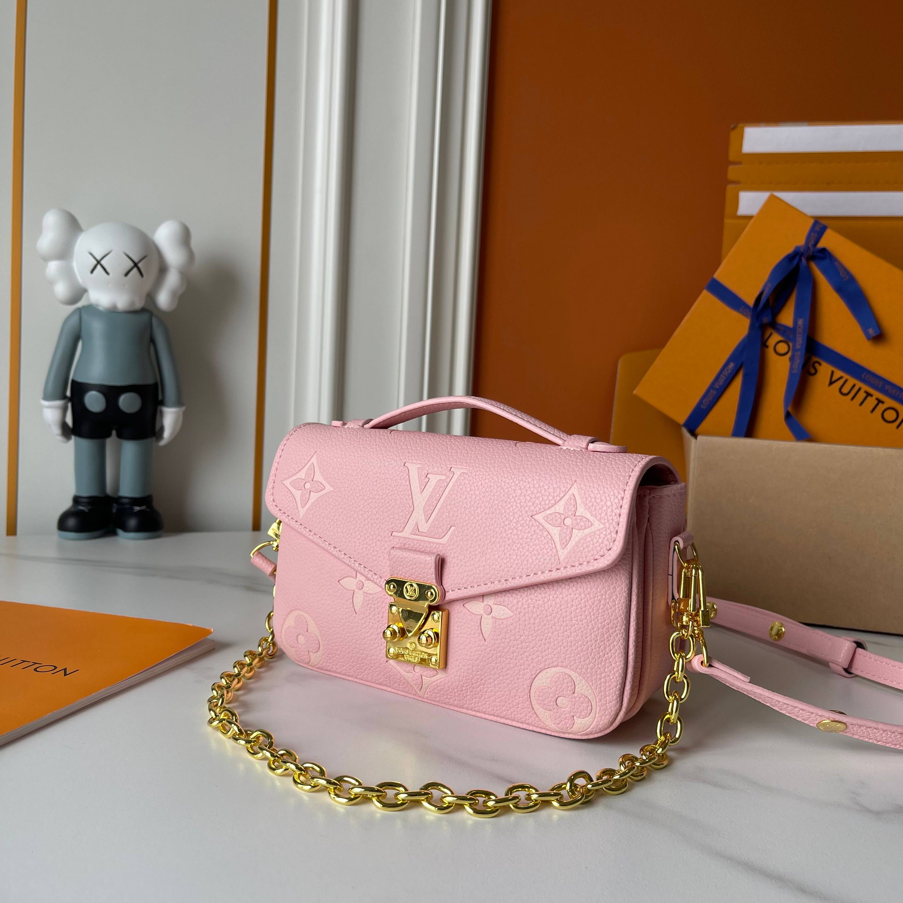 [TOP] Louis Vuitton LV Pochette Metis Bag 21.5X13.5X6cm - Pink