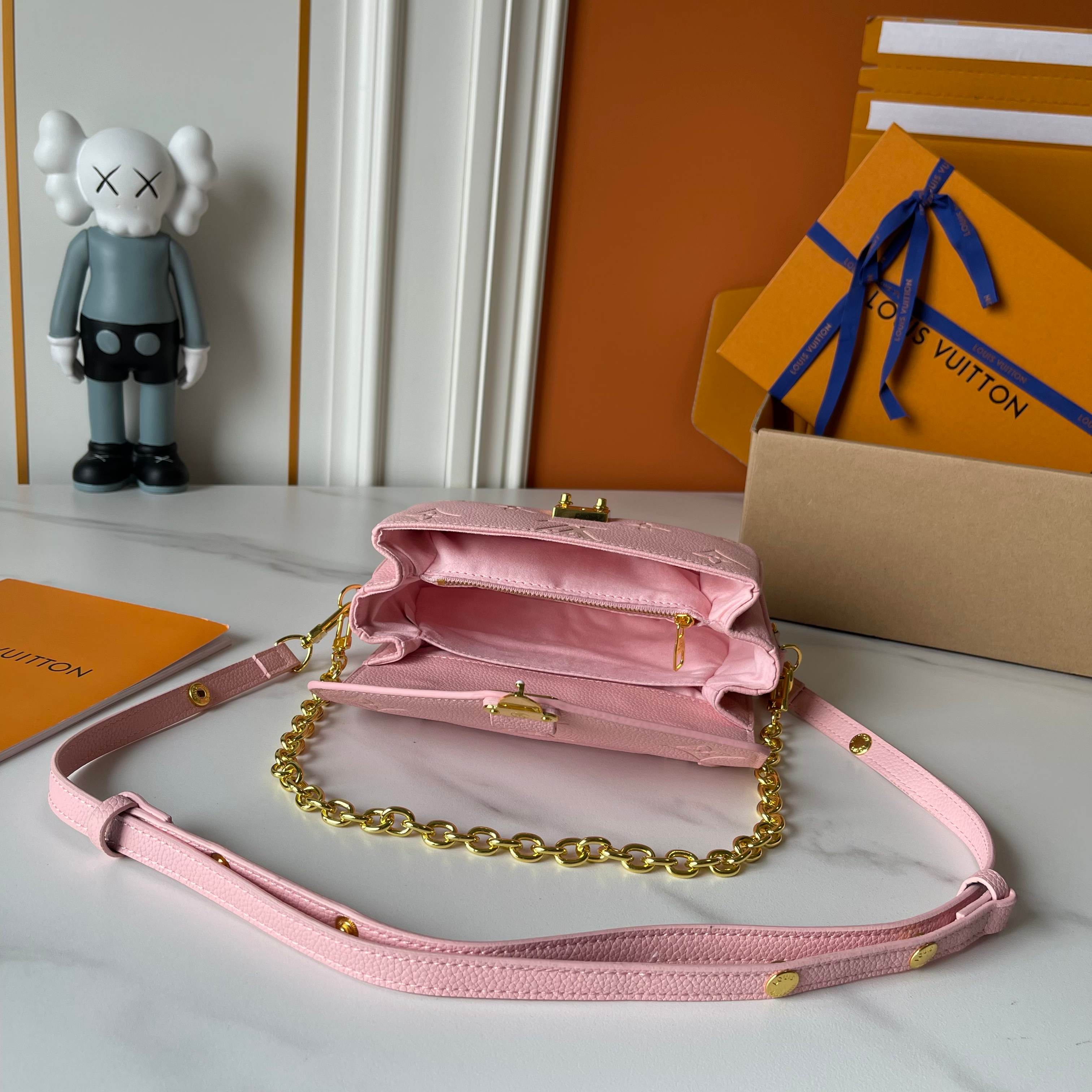 [TOP] Louis Vuitton LV Pochette Metis Bag 21.5X13.5X6cm - Pink