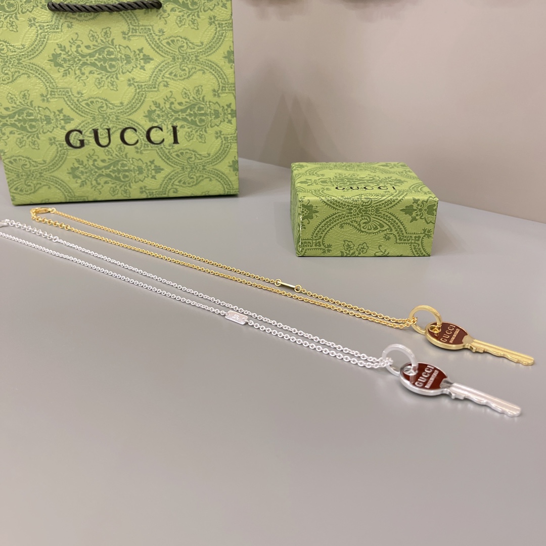 [TOP] GUCCI Key Necklace - 2 Colors