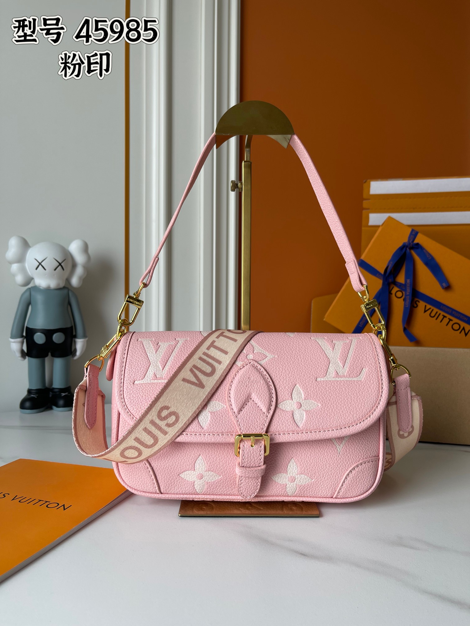 [TOP] Louis Vuitton LV Diane Bag 25×15×9 cm - Pink