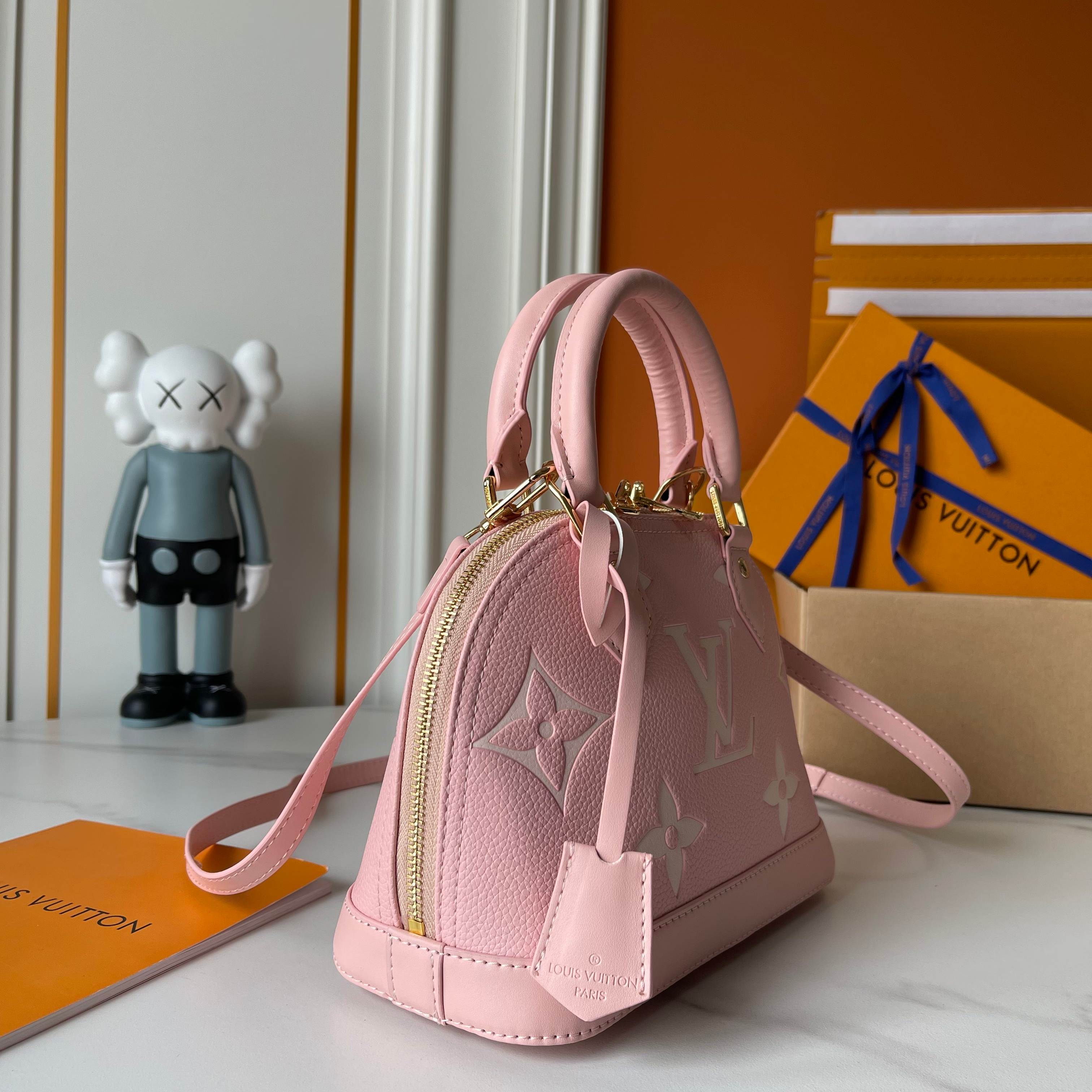 [TOP] Louis Vuitton LV Alma Bag 25x19x12cm - Pink