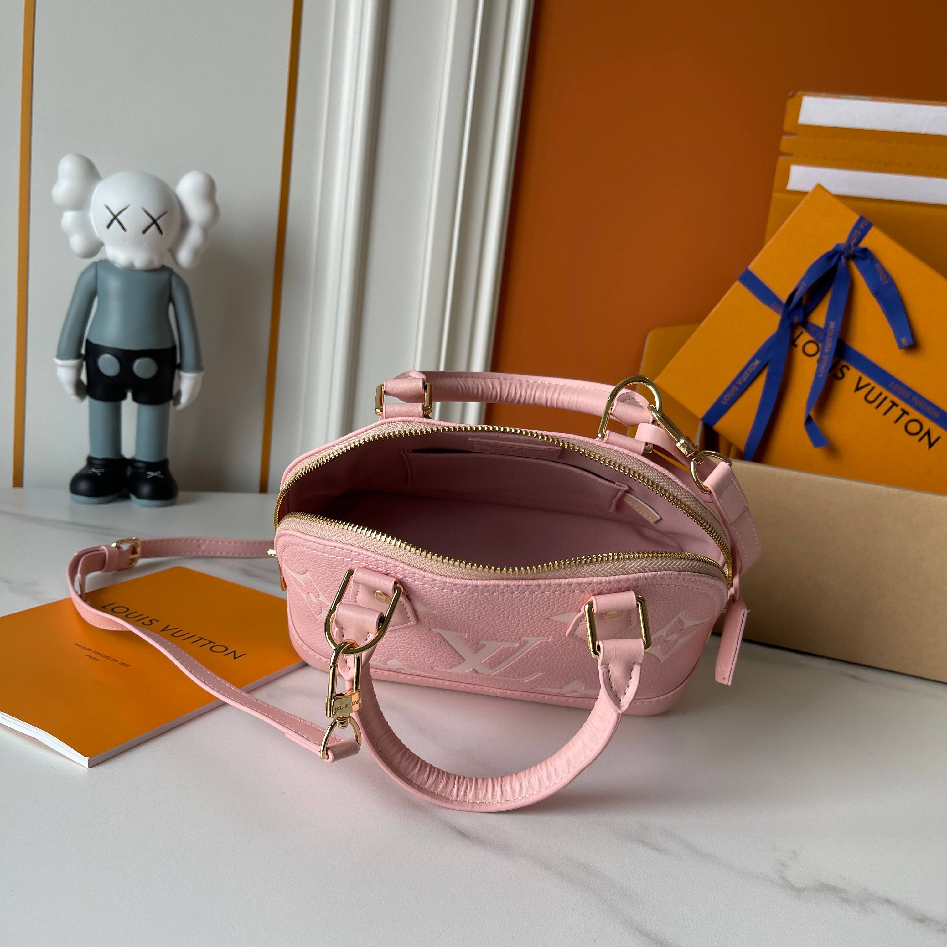 [TOP] Louis Vuitton LV Alma Bag 25x19x12cm - Pink