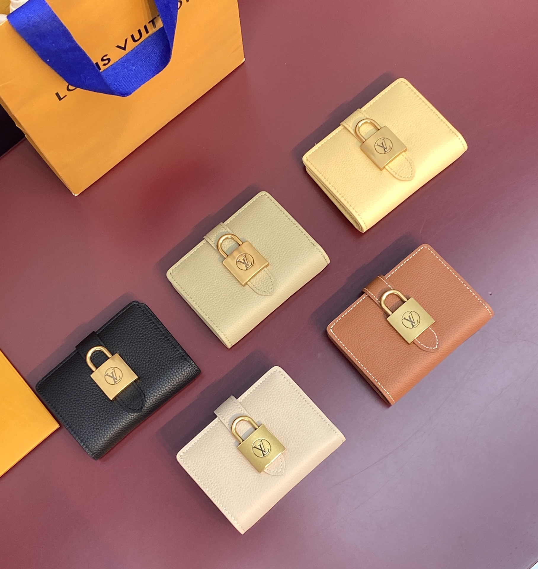 [TOP] Louis Vuitton LV Portfoille Locky Wallet 11*8.5*2cm - 5 Colour