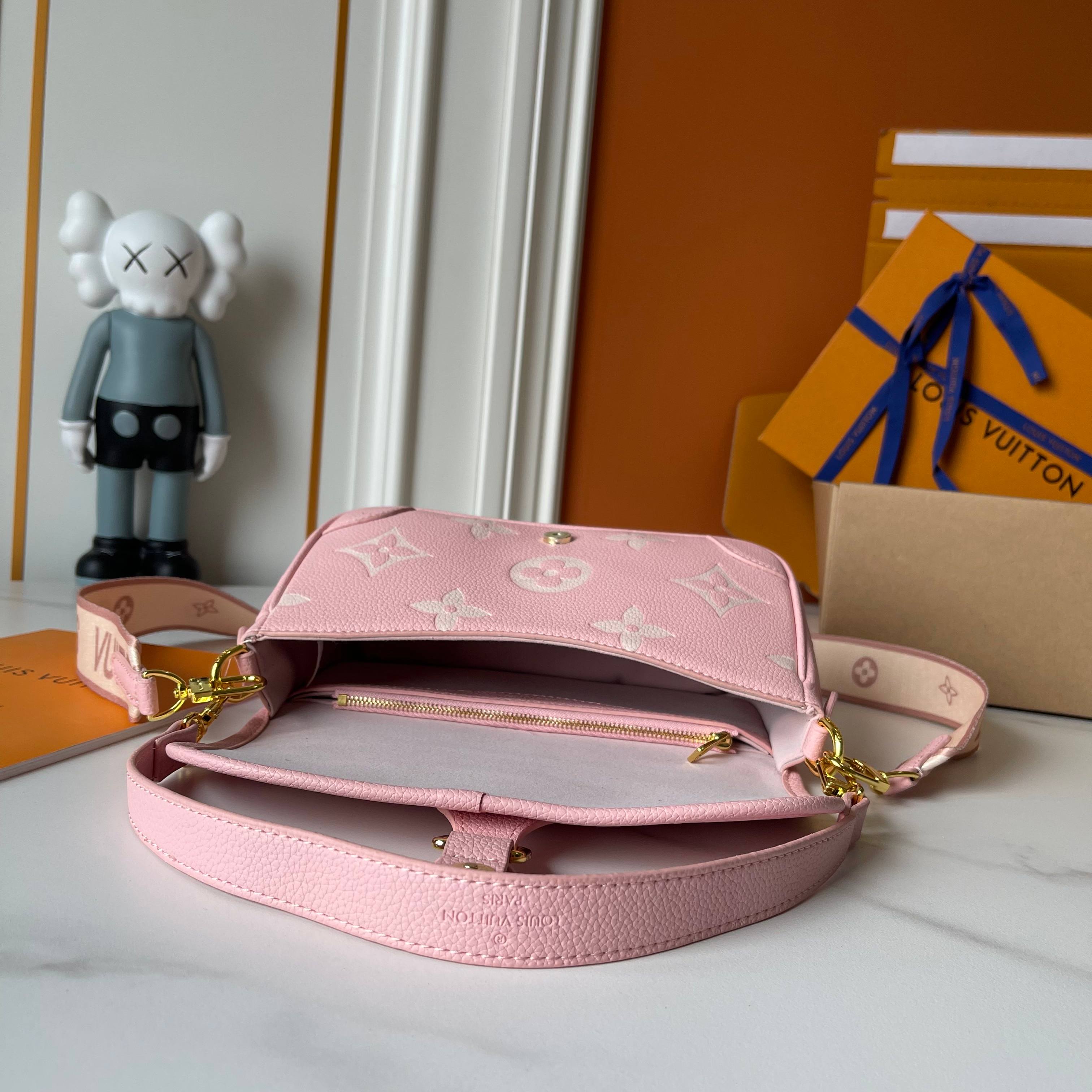 [TOP] Louis Vuitton LV Diane Bag 25×15×9 cm - Pink