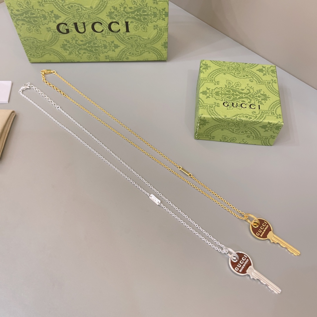 [TOP] GUCCI Key Necklace - 2 Colors