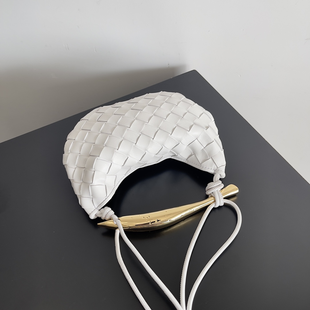 [TOP] Bottega Veneta BV Sardine Bag Mini 20x12x2.5cm - White