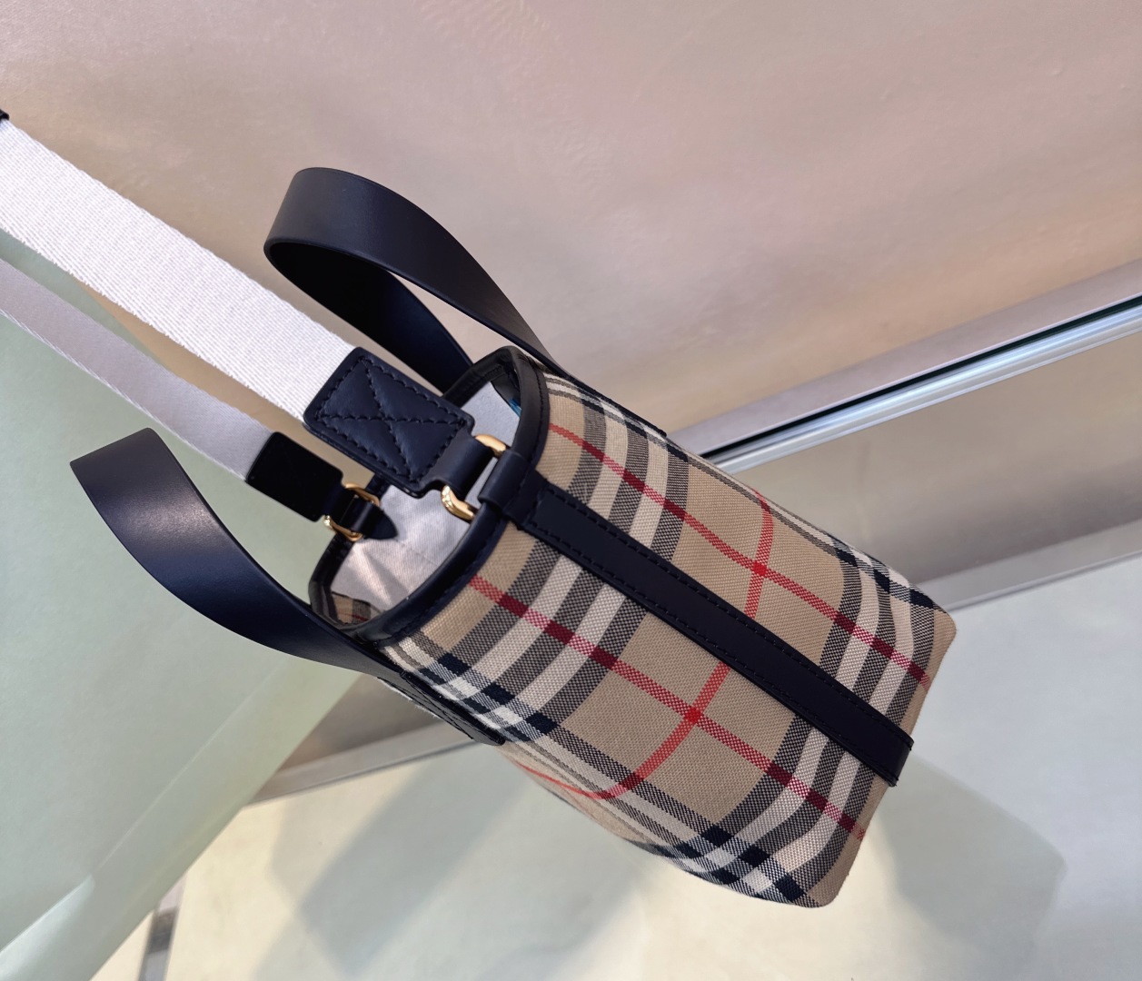 [TOP] BURBERRY Tote Bag 27x16.5x9.5cm - Beige