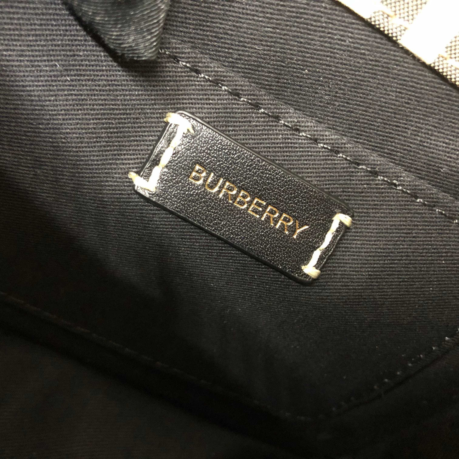 [TOP] BURBERRY Messenger Bag 18.5x7x16cm - Beige