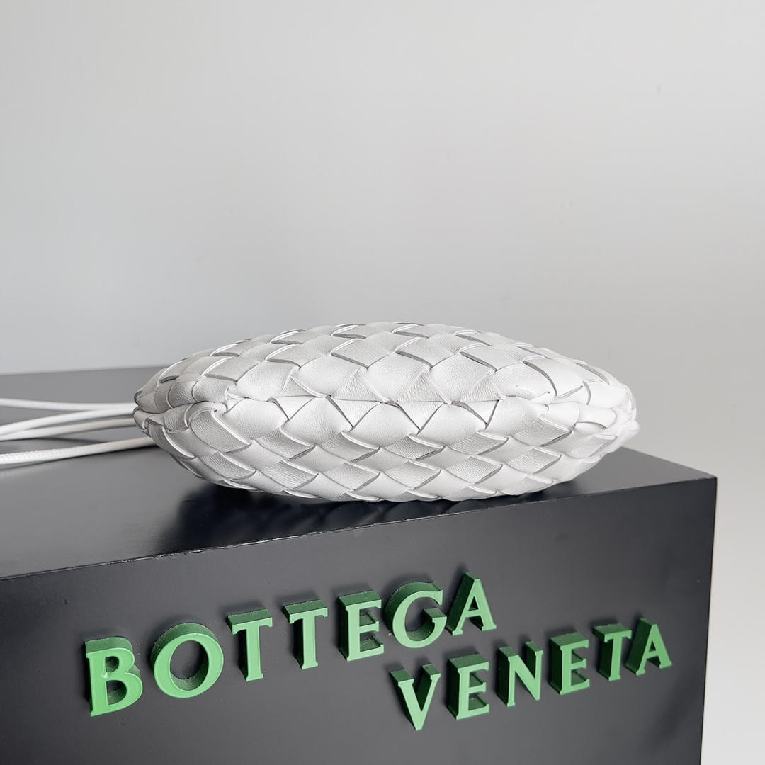 [TOP] Bottega Veneta BV Sardine Bag Mini 20x12x2.5cm - White