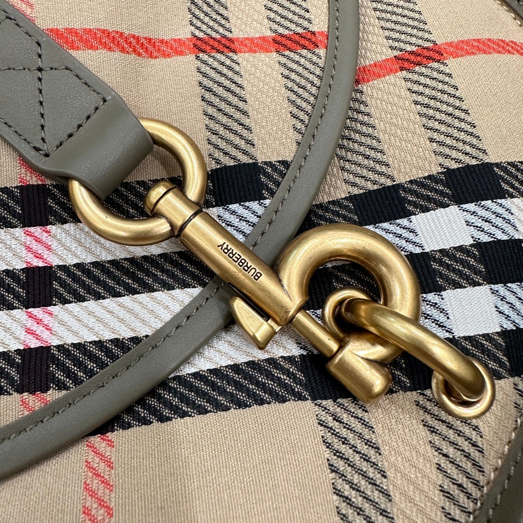 [TOP] BURBERRY Messenger Bag 27.5x11x19cm - Beige