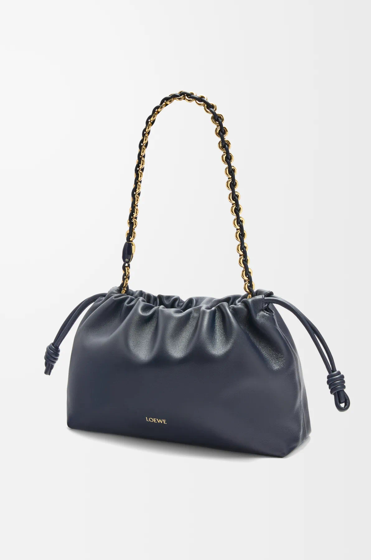 [TOP] LOEWE Flamenco Bag Lambskin 30×10.5×20cm - Navy Blue