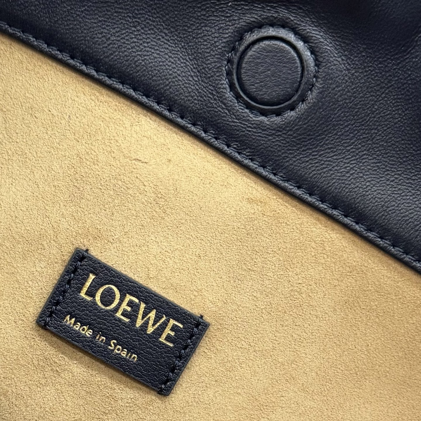 [TOP] LOEWE Flamenco Bag Lambskin 30×10.5×20cm - Navy Blue