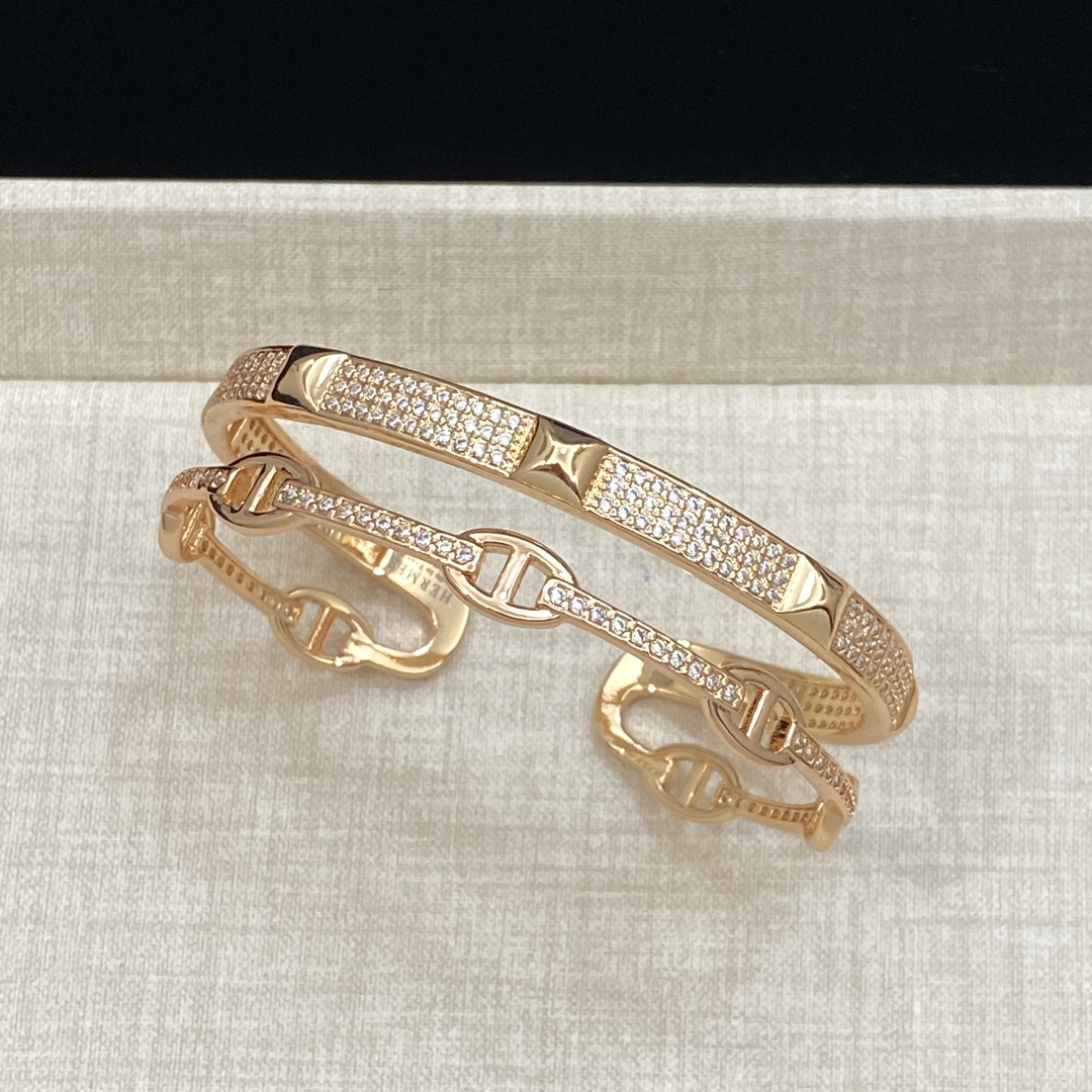 [TOP] HERMES Bracelet - Rose Gold