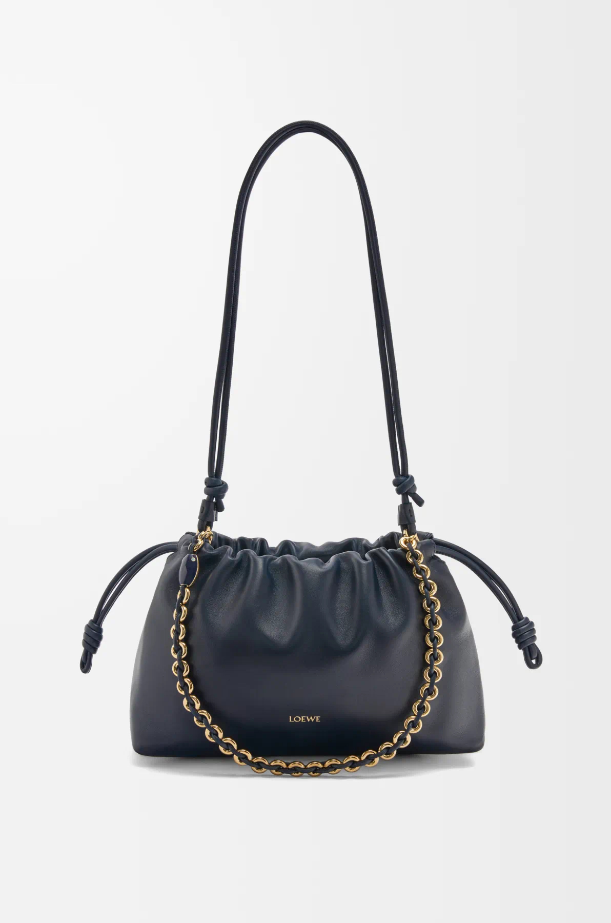 [TOP] LOEWE Flamenco Bag Lambskin 30×10.5×20cm - Navy Blue