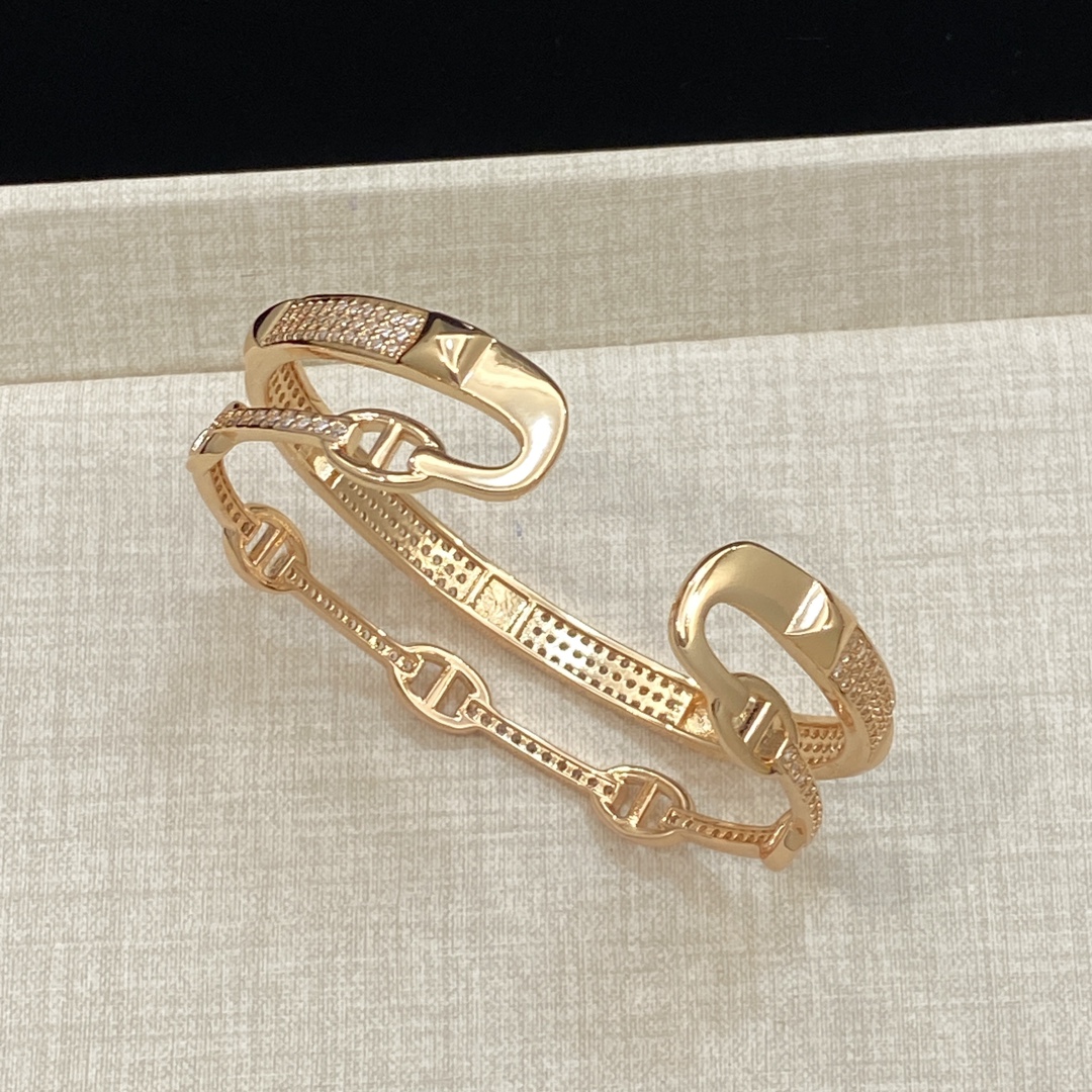 [TOP] HERMES Bracelet - Rose Gold