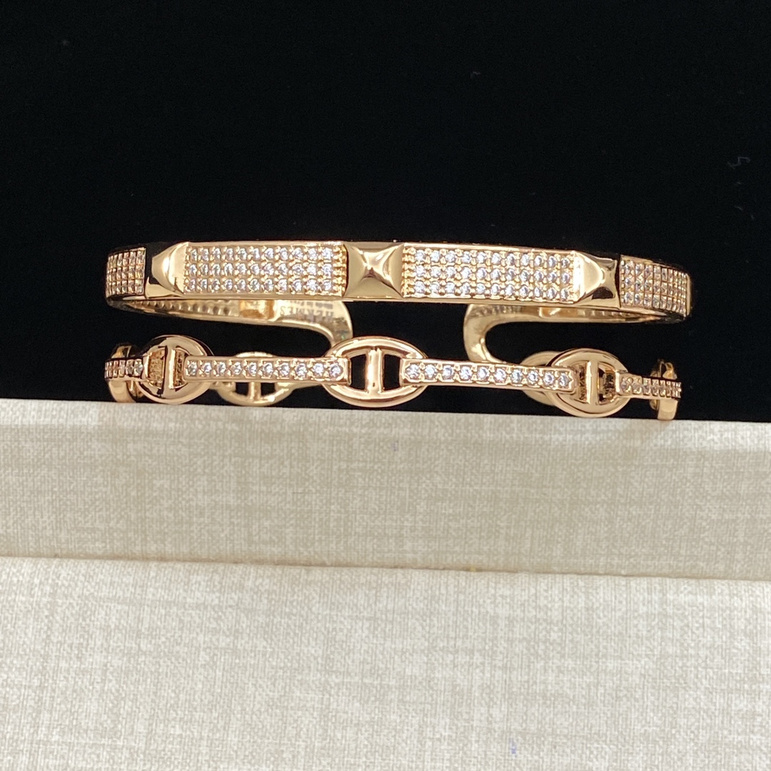 [TOP] HERMES Bracelet - Rose Gold