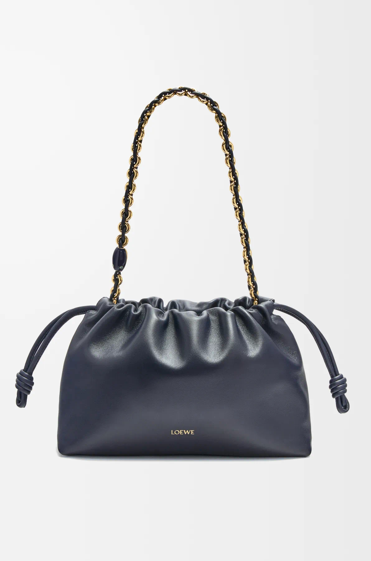 [TOP] LOEWE Flamenco Bag Lambskin 30×10.5×20cm - Navy Blue