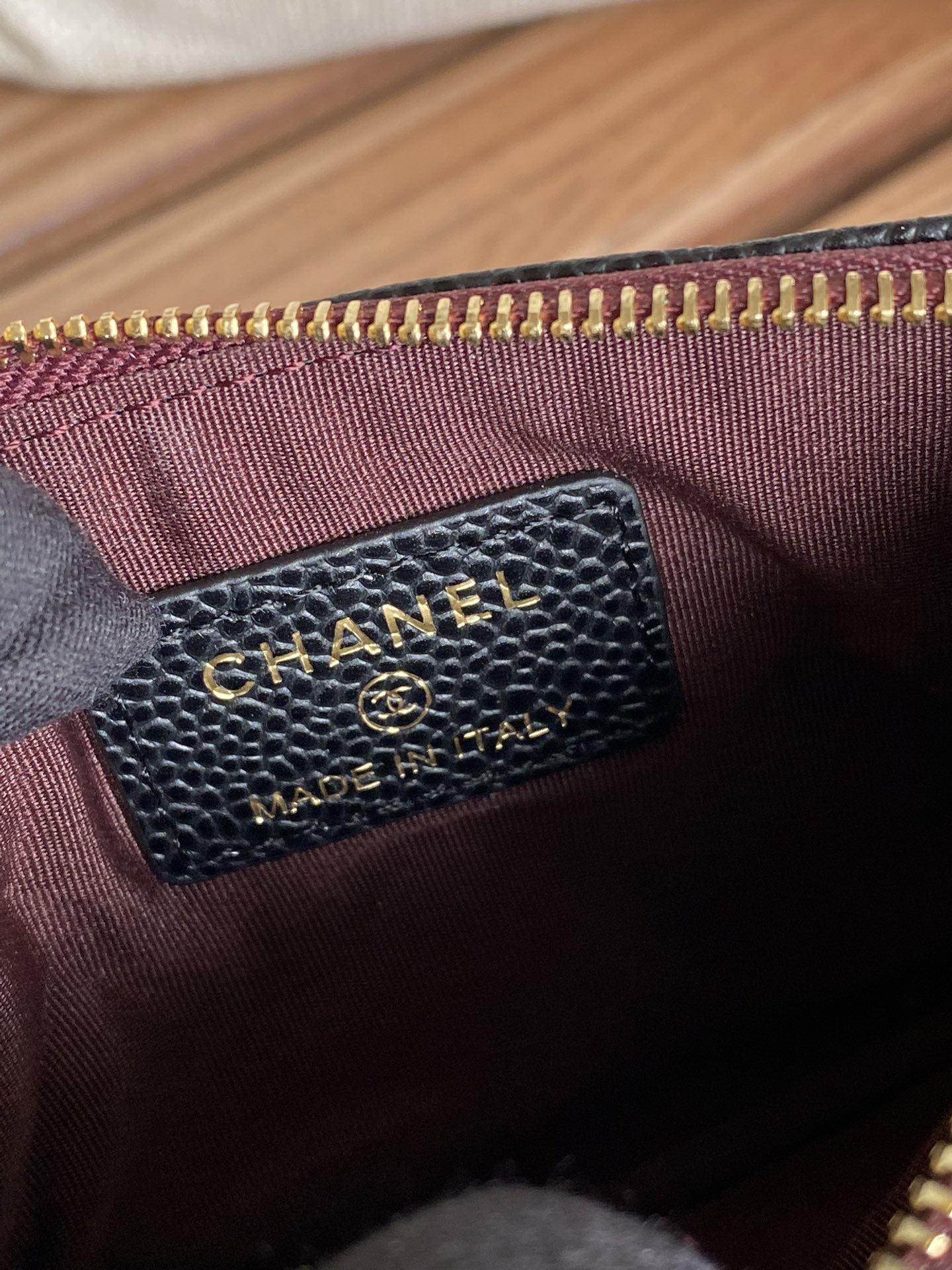 [TOP] CHANEL Lozenge Wallet Calfskin/Lambskin 15x8.5cm - Black&GHW/SHW